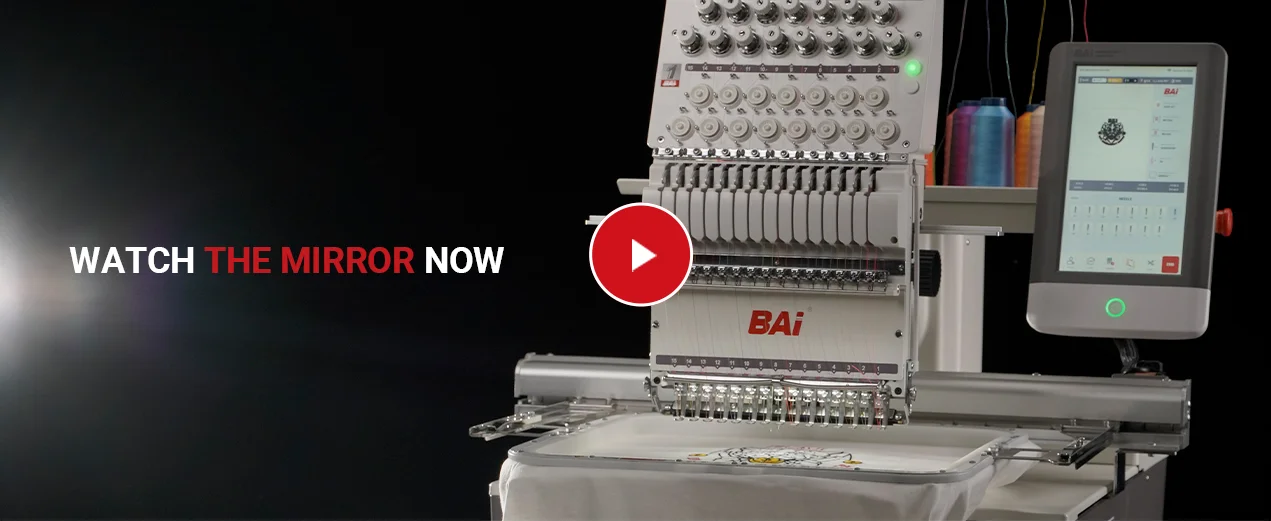 Watch mirror embroidery in action.